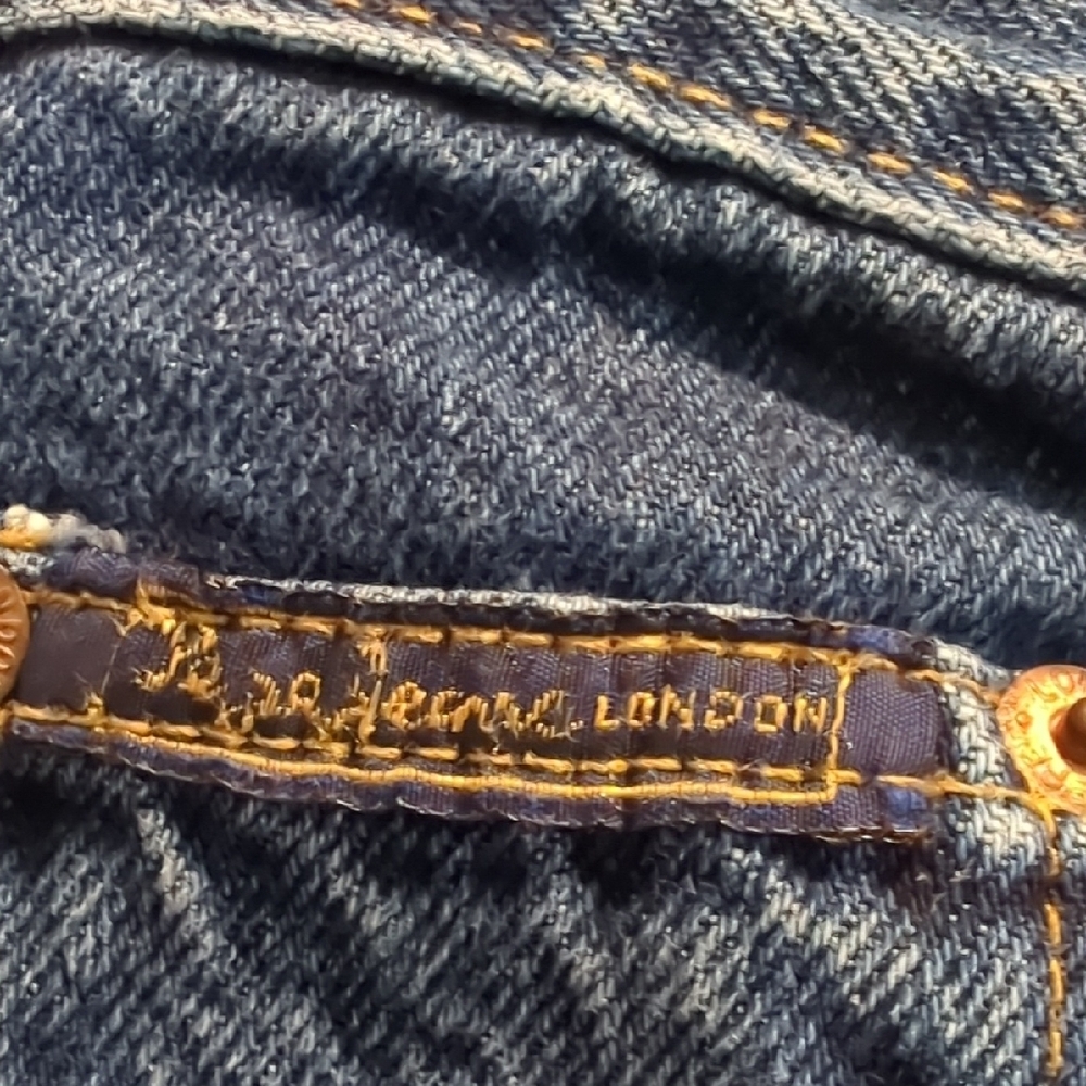 VINTAGE Pepe Jeans London high-waisted, tapered-leg denim jeans - Picture 2 of 12